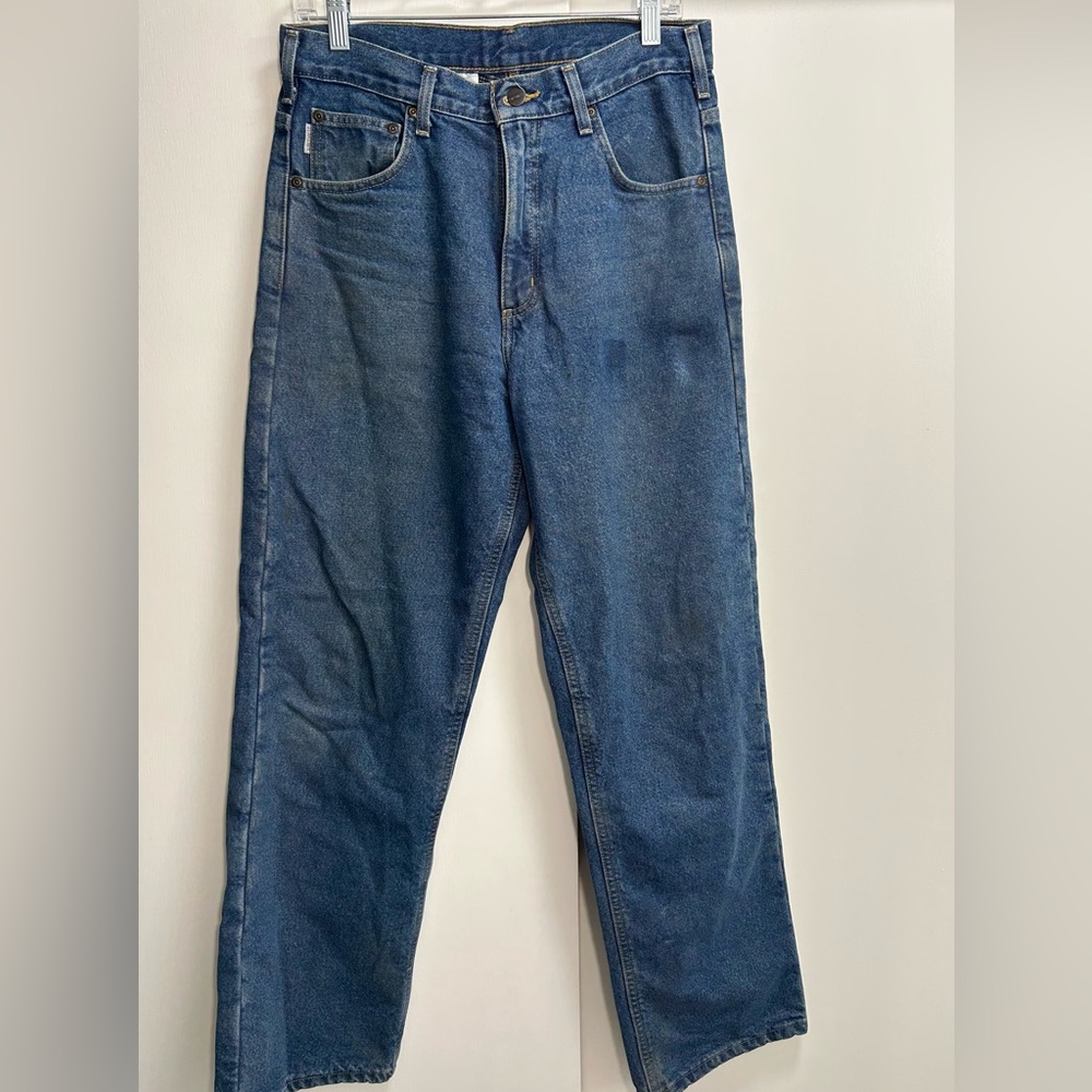 Carhartt  5-Pocket Cotton Flannel-Lined Jeans 👖